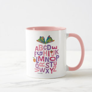 Eric Carle Alphabet Butterfly Pattern Tasse