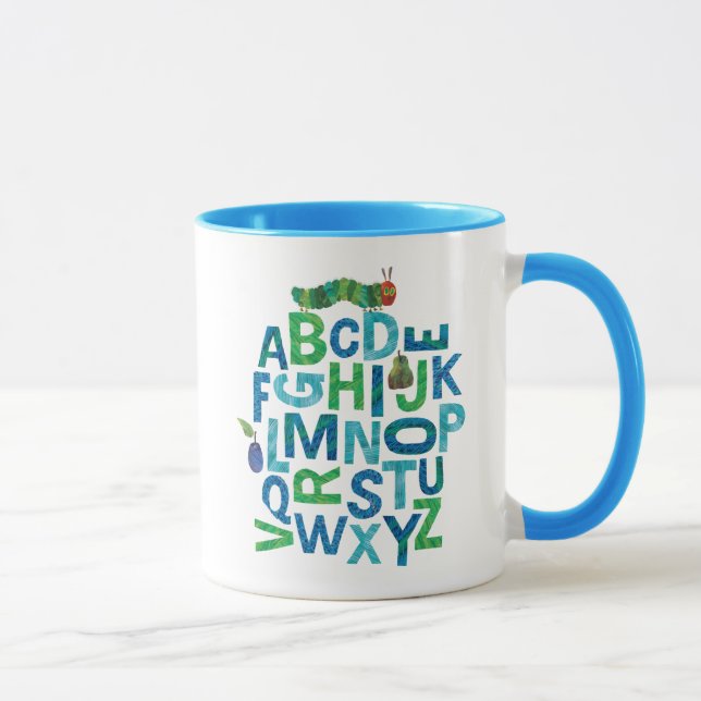 Eric Carle | Alphabet Raupe Buchstaben Muster Tasse (Rechts)
