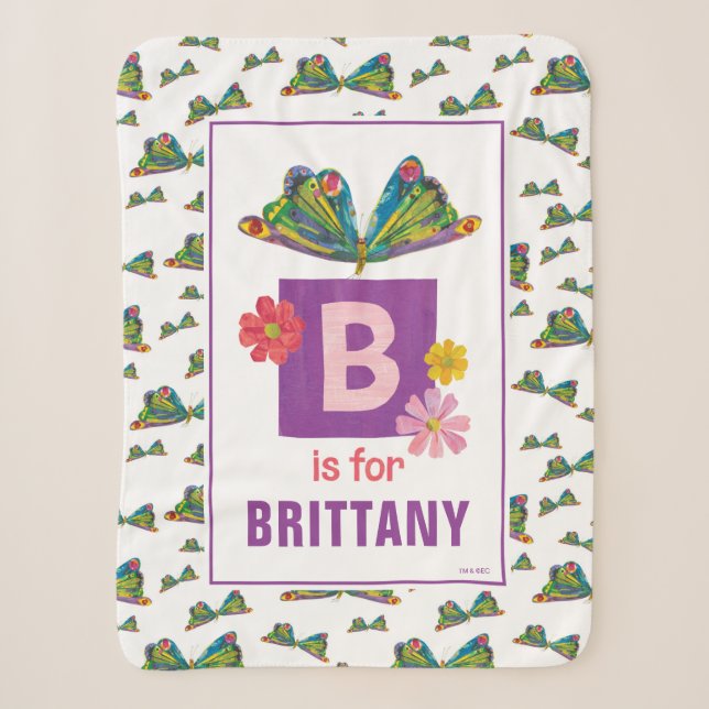 Eric Carle | B ist für Butterfly Sherpadecke (Vorderseite)