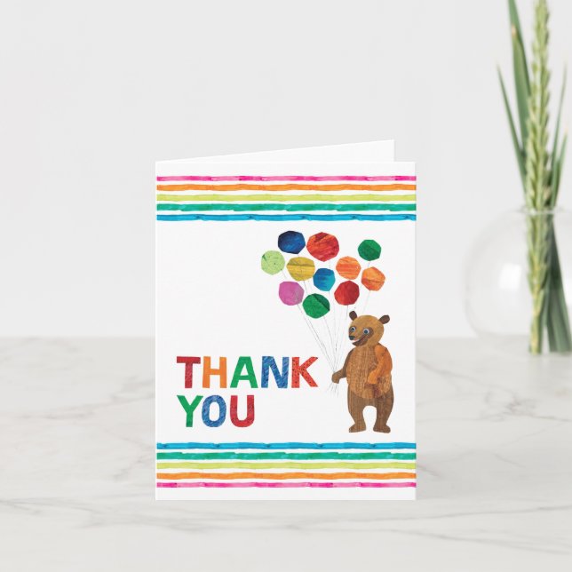 Eric Carle | Beary Girl Geburtstag - Danke (Vorderseite)