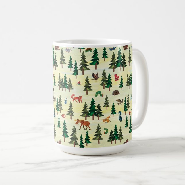 Eric Carle | Bereit für das Muster "Forest Fun" Kaffeetasse (VorderseiteRechts)