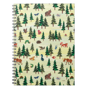 Eric Carle Bereit für das Muster "Forest Fun" Notizblock