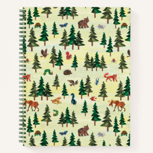 Eric Carle Bereit für das Muster "Forest Fun" Notizbuch