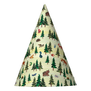 Eric Carle Bereit für das Muster "Forest Fun" Partyhütchen