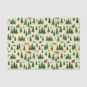Eric Carle Bereit für das Muster "Forest Fun" Seidenpapier