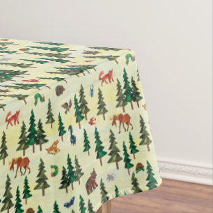 Eric Carle Bereit für das Muster "Forest Fun" Tischdecke