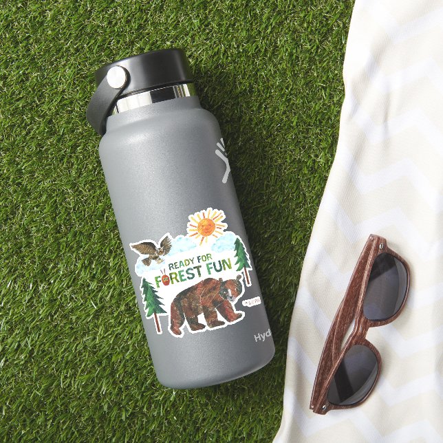 Eric Carle | Bereit für Waldspass Aufkleber (HydroFlask Insitu)