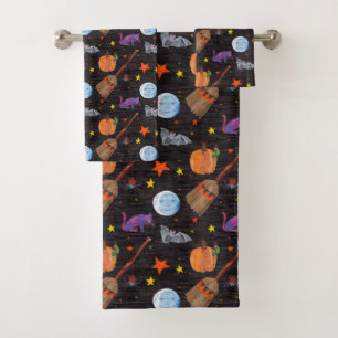 Eric Carle   Caterpillar Black Halloween Motif