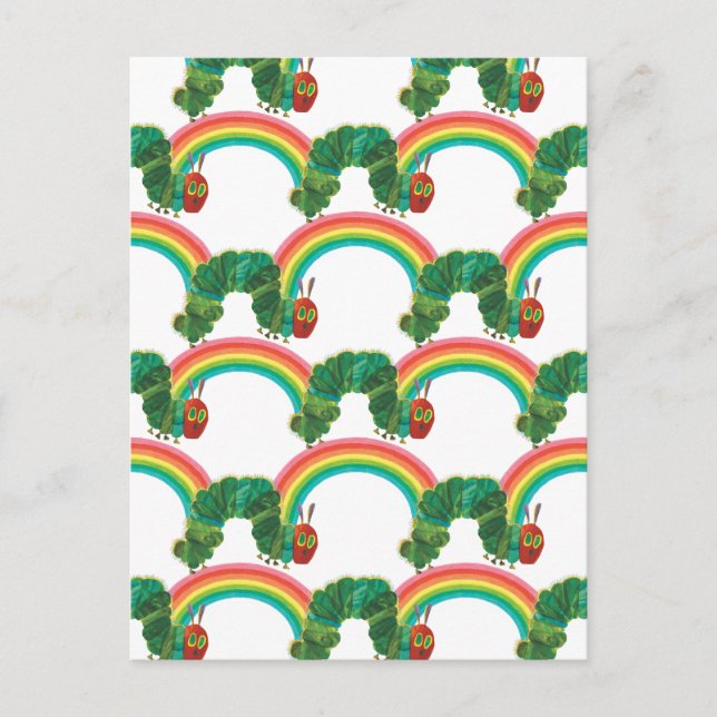 Eric Carle | Das Muster der sehr unglücklichen Rau Postkarte (Vorderseite)