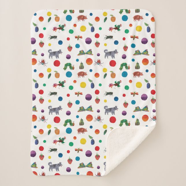 Eric Carle | Eric Carle Animals Muster Sherpadecke (Vorderseite)