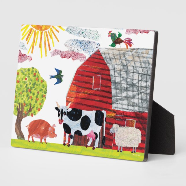 Eric Carle | Farbenfrohe Landschaft Fotoplatte (Seite)