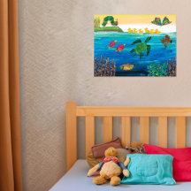 Eric Carle | Farbenfrohe Teichlandschaft