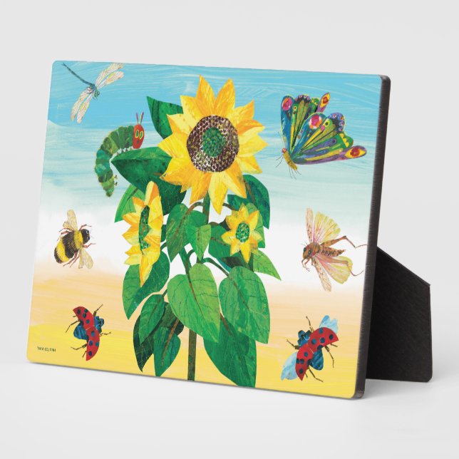 Eric Carle | Gartenlandschaft Blume Fotoplatte (Seite)