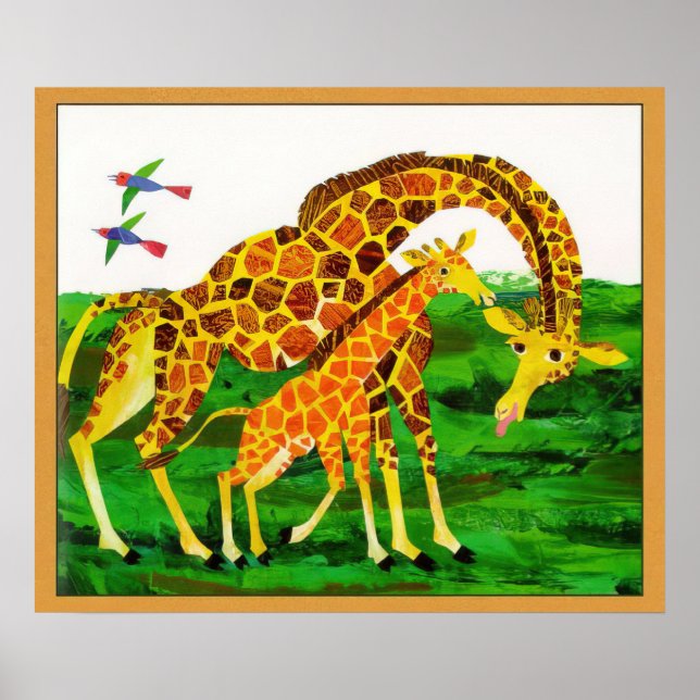 Eric Carle - Giraffe Poster (Vorne)