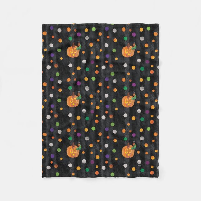 Eric Carle | Halloween Polka Dot Pattern Fleecedecke (Vorderseite)