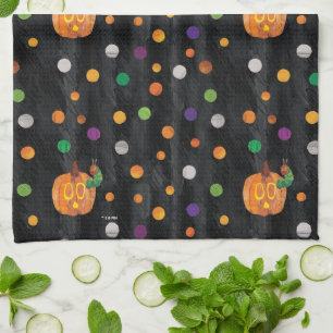 Eric Carle Halloween Polka Dot Pattern Geschirrtuch