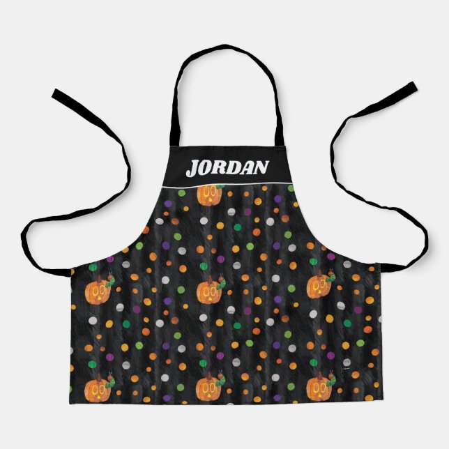 Eric Carle | Halloween Polka Dot | Personalisieren Schürze (Vorderseite)
