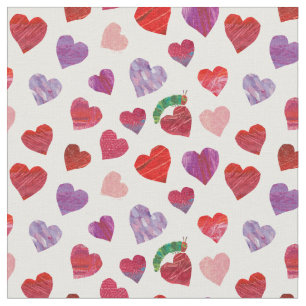 Eric Carle   Hungrige Raupe Herzmuster Stoff