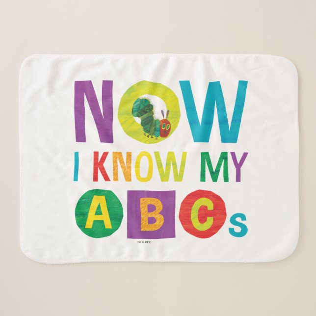 Eric Carle jetzt kenne ich meine ABCs Sherpadecke (Vorderseite (Horizontal))