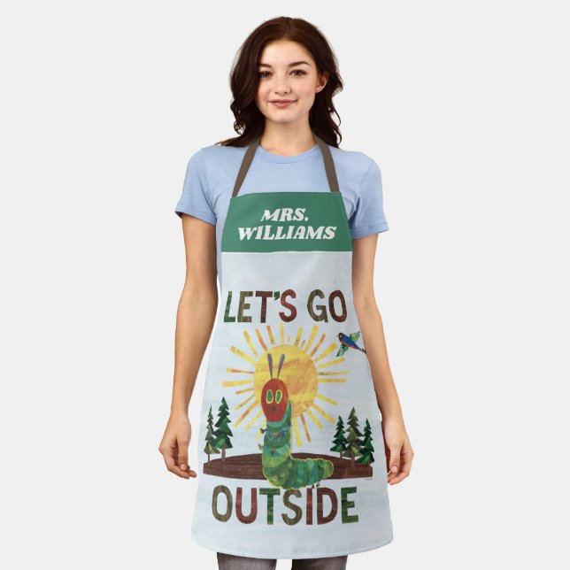 Eric Carle | Lass's Go Outside Schürze (Getragen)