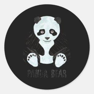 Eric Carle Panda Bear Runder Aufkleber