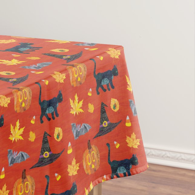 Eric Carle | Raupe Halloween-Muster Tischdecke (Beispiel)