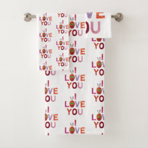 Eric Carle   Raupe I Liebe Sie Badhandtuch Set