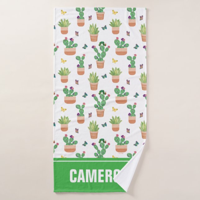 Eric Carle | Raupe, Kaktus und Schmetterling Pa Badhandtuch Set (Badehandtuch)