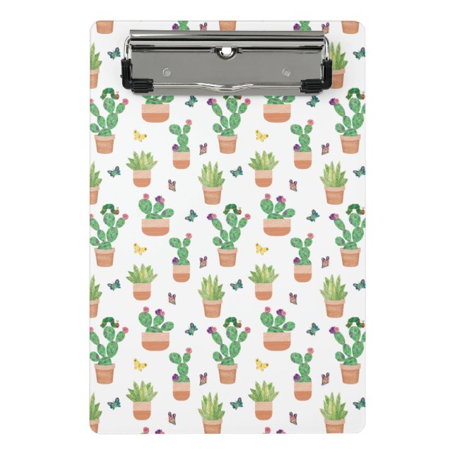 Eric Carle | Raupe, Kaktus und Schmetterling Pa Mini Klemmbrett (Vorderseite)