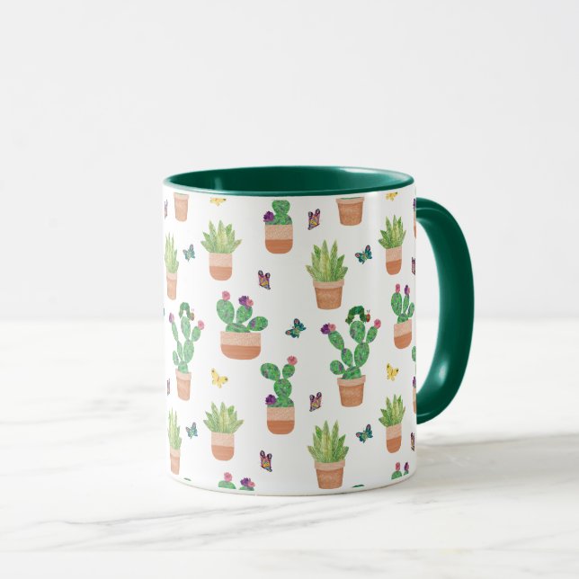 Eric Carle | Raupe, Kaktus und Schmetterling Pa Tasse (VorderseiteRechts)
