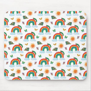 Eric Carle   Raupe Rainbow Butterfly Pattern Mousepad