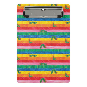 Eric Carle Raupe-Regenbogen-Muster Mini Klemmbrett