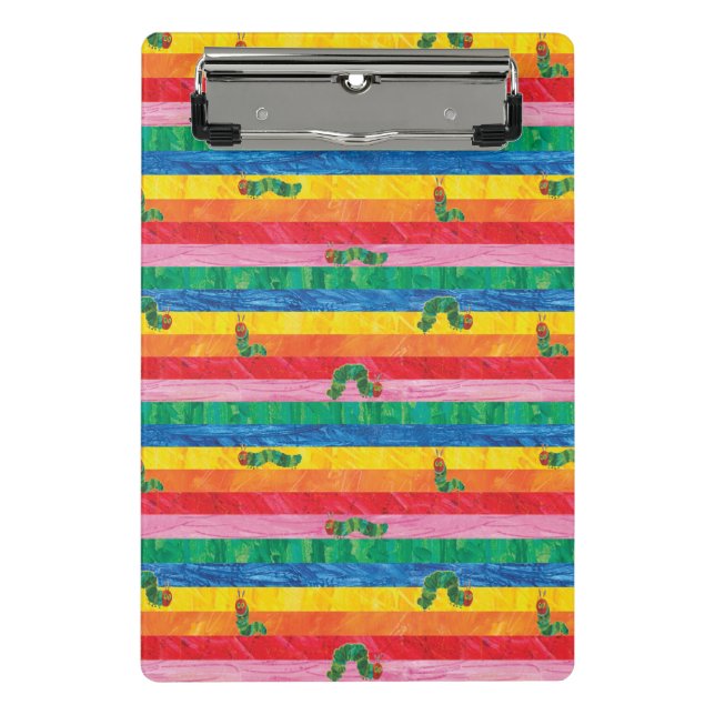 Eric Carle | Raupe-Regenbogen-Muster Mini Klemmbrett (Vorderseite)