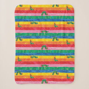 Eric Carle Raupe-Regenbogen-Muster Sherpadecke