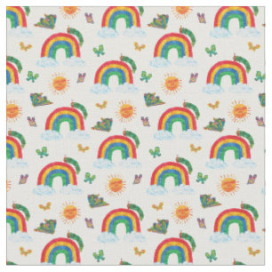 Eric Carle   Raupe zum Regenbogen-Schmetterling Stoff