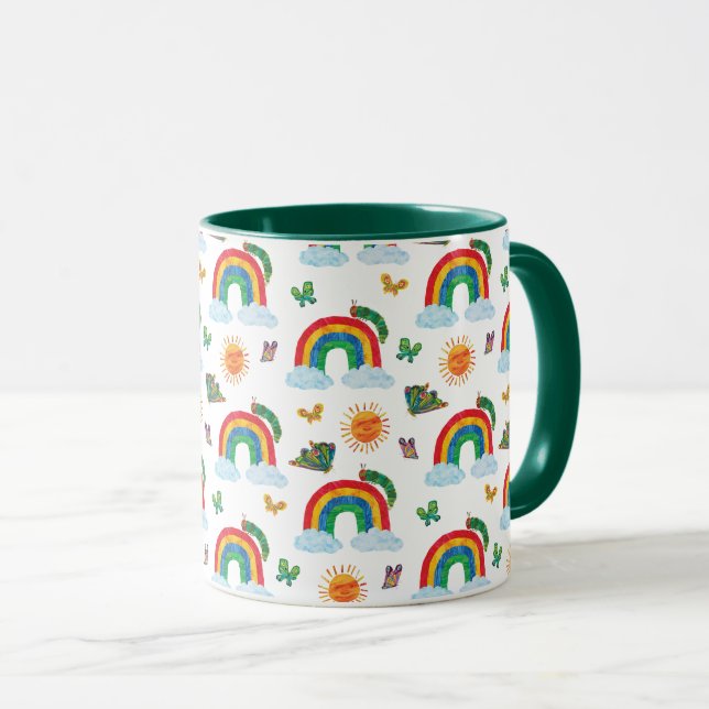Eric Carle | Raupe zum Regenbogen-Schmetterling Tasse (VorderseiteRechts)