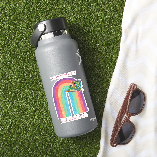 Eric Carle There | ist Schönheit um uns herum Aufkleber (HydroFlask Insitu)