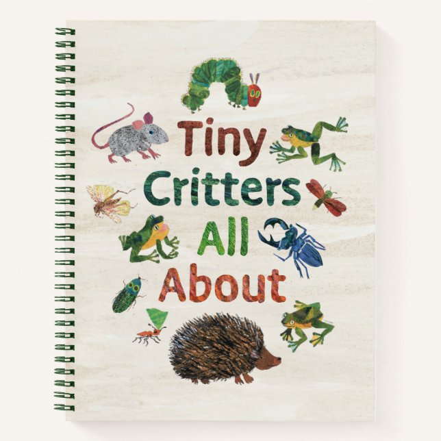 Eric Carle | Tiny Critters Notizbuch (Vorderseite)