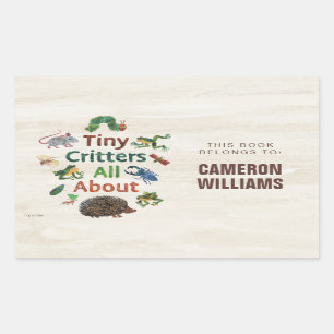Eric Carle Tiny Critters Rechteckiger Aufkleber
