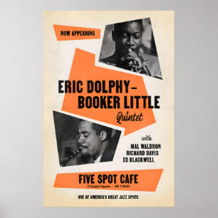 Eric Dolphy - Booker Little Jazzplakat - Five Poster