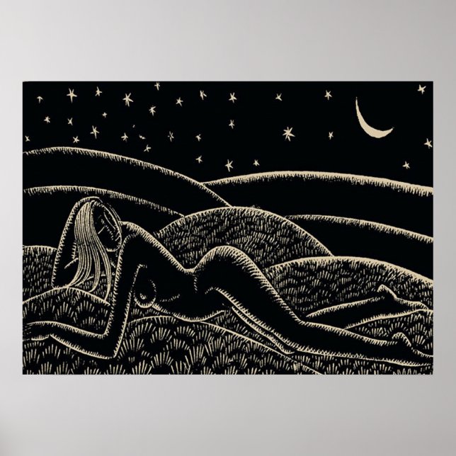 ERIC GILL POSTER (Vorne)