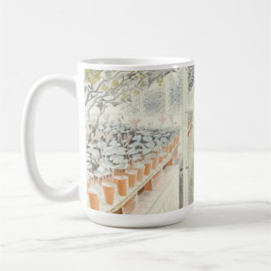Eric Ravilililious Greenhouse Cyclamen und Tomaten Kaffeetasse