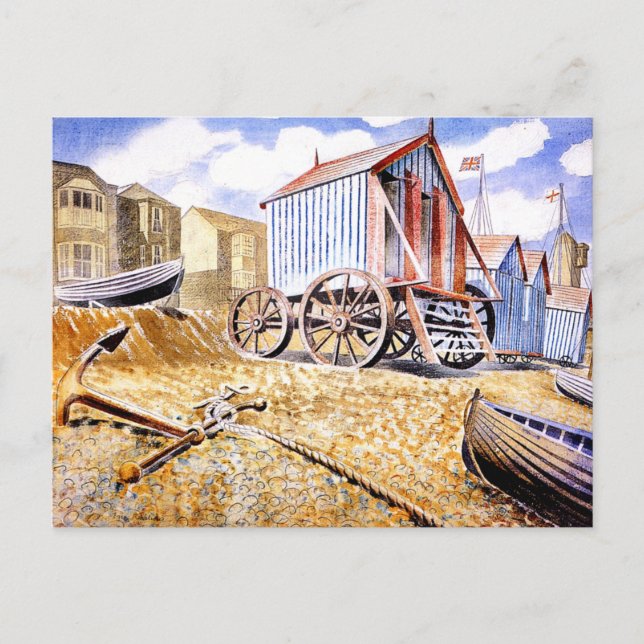 Eric Ravilious - Adelburgh Postkarte (Vorderseite)