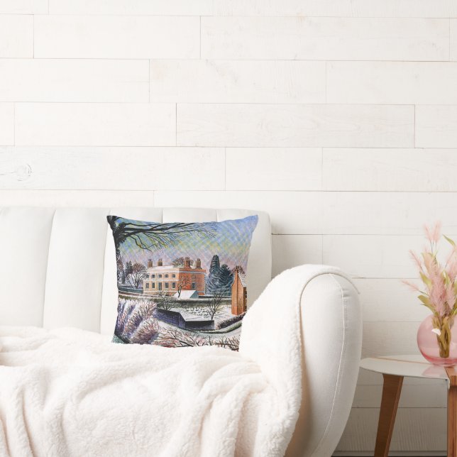 Eric Ravilious - Das Opfer im Winter Kissen (Liege)