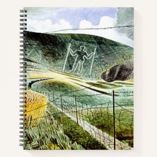 Eric Ravilious - Der Wilmington-Riese, Notizbuch