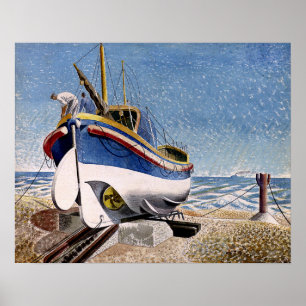Eric Ravilious - Rettungsboot, Poster