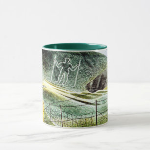 Eric Ravilious - The Wilmington Giant, Fine Art Tasse