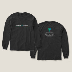 Eric Sawyer Gedenk-Holzkohle-Langarm-Shirt für Dam Tri-Blend Shirt