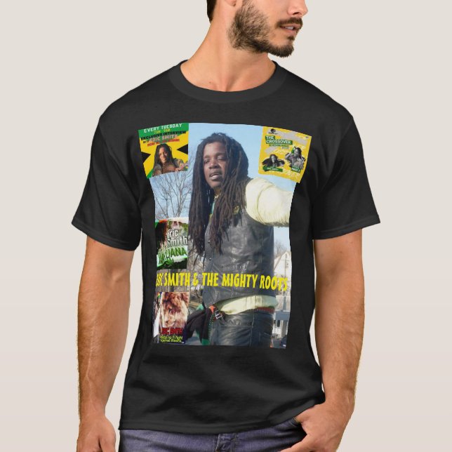 ERIC SMITH TOUR MERCH Basic Dark T - Shirt (Vorderseite)