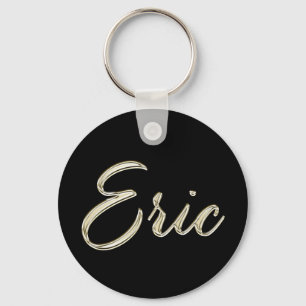 Eric whitegold Button Name Schlüsselanhänger